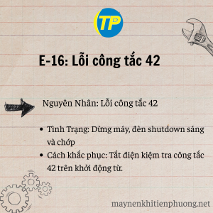 Mã Lỗi máy nén khí hitachi