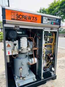 Máy nén khí Nhật Bãi- Hitachi 7.Kw