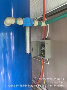 bảo dưỡng máy nén khí pegasus- thay lõi lọc đường ống khí