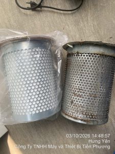 Bảo dưỡng máy nén khí pegasus- thay lọc tách dầu