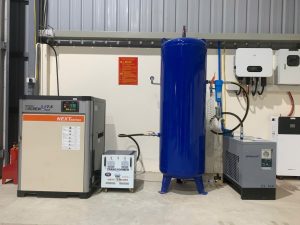 Đã hoàn thành lắp đặt hệ thống máy nén khí Hitachi 7.5kw